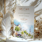 Invitation Charleston Caroline du Sud Enregistrer la date