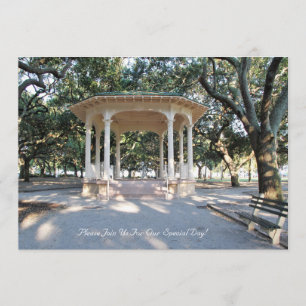 Invitation Charleston Caroline du Sud, Gazebo, Batterie