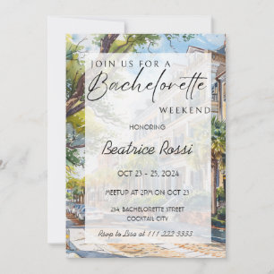 Invitation Charleston SC Bachelorette Week-end