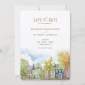 Invitation Charleston Upper King Street Sauvegardez-le (Devant)