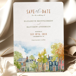 Invitation Charleston Upper King Street Sauvegardez-le