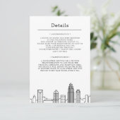 Invitation Charlotte Mariage | Détails de l'invité (Debout devant)