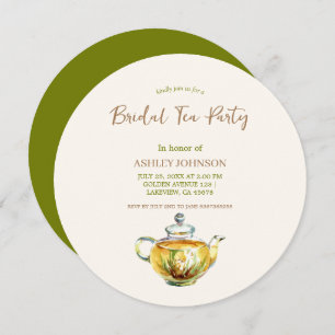 Invitation CHARMANT Chamomile Tea Party