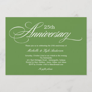 Invitation charmante pour anniversaire de mariage
