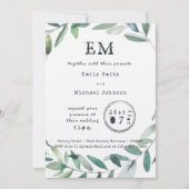 Invitation Charme de jardin urbain - Kraft typographique de t (Devant)