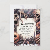 Invitation Charme de refroidissement : Appel de fête d'Hallow (Devant)