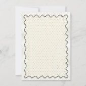 Invitation Charme La Nuit Avant Le Dîner De La Répétition (Dos)