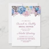 Invitation Charme parisien Chic Brunch & Bubbly Fête des mari (Devant)