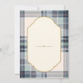 Invitation Charme Preppy classique 1er anniversaire (Dos)