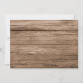 Invitation Charme rustique 'I DO BBQ' (Dos)