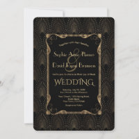 Charme Vieux Hollywood Noir Grand Gatsby Mariage