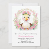 Invitation Charming Duck Parade Baby shower (Devant)