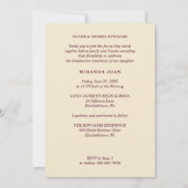 Invitation Charming Graduation Cap 5-Photo Collage Floral (Dos)