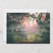Invitation Charming Graveyard Enregistrer la date Mariage Inv (Devant)
