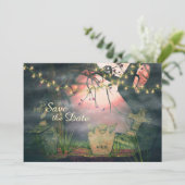 Invitation Charming Graveyard Enregistrer la date Mariage Inv (Debout devant)