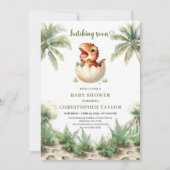 Invitation Charming Hatching Soon Baby Shower Digital Card (Devant)