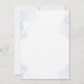 Invitation Charming mignonne Penguin Baby shower de Noël d'hi (Dos)