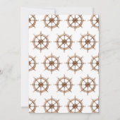 Invitation Charming Rustic Sailboat Anniversaire Fête Invitat (Dos)