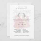 Invitation Charming Spanish Dusty Pink Shades XVs Twins (Dos)