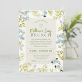 Invitation Charming Spring Floral Mother’s Day Brunch (Debout devant)
