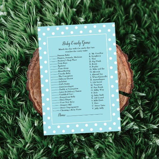 Invitation Charming Turquoise Bow Baby Baby shower de bonbons