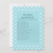 Invitation Charming Turquoise Bow Qui Connaît Papa Meilleur J (Devant)