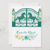 Invitation Charra Vert Jade (Dos)