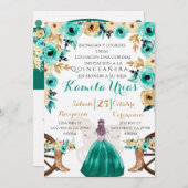 Invitation Charra Vert Jade (Devant / Derrière)