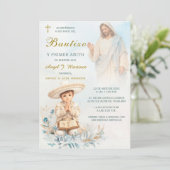 Invitation Charro Bautizo Y Primer Añito Niño (Debout devant)