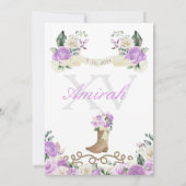 Invitation Charro charro cowgirl Quinceañera (Dos)