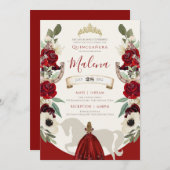 Invitation Charro Quinceañera (Devant / Derrière)