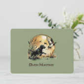 Invitation Chasse (Debout devant)