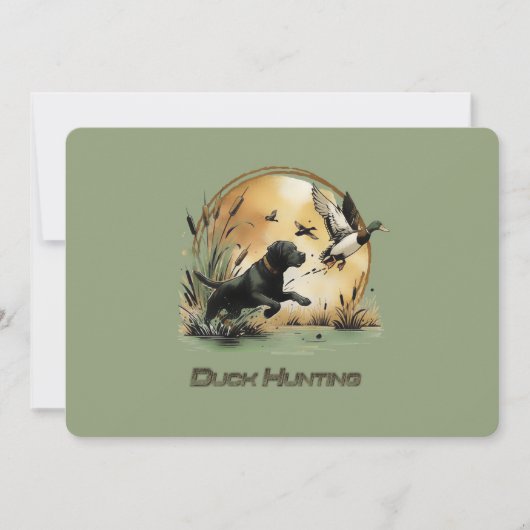 Invitation Chasse (Devant)