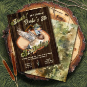 Invitation Chasse au canard Bruh Campout d'anniversaire