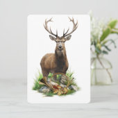 Invitation Chasse au cerf (Debout devant)