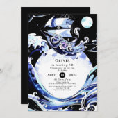 Invitation Chasse au trésor Boho Pirate Anniversaire (Devant / Derrière)