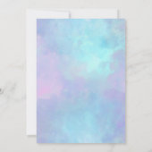 Invitation Chasse aux œufs à l'aquarelle de Pâques  (Dos)