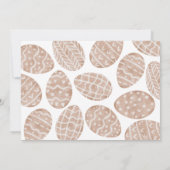 Invitation Chasse aux oeufs Cute boho Scandi Brunch de la Cha (Dos)