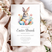 Invitation Chasse Aux Oeufs De Lapin Et Brunch De Pâques