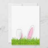 Invitation Chasse aux oeufs de Pâques (Dos)