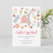 Invitation Chasse aux oeufs de Pâques (Debout devant)