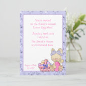 Invitation Chasse aux oeufs de Pâques (Debout devant)