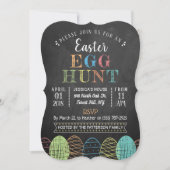 Invitation Chasse aux oeufs de Pâques (Devant)