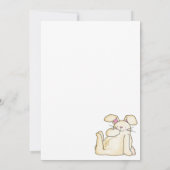 Invitation Chasse aux oeufs de Pâques Amusant (Dos)