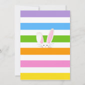 Invitation Chasse aux oeufs de Pâques Brunch de Pâques (Dos)