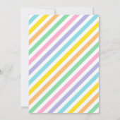 Invitation Chasse aux oeufs de Pâques Evénement aux oeufs de  (Dos)