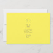 Invitation Chasse aux oeufs de Pâques Fête de Pâques oeufs mi (Dos)