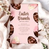 Invitation Chasse Aux Oeufs Et Brunch De Pâques