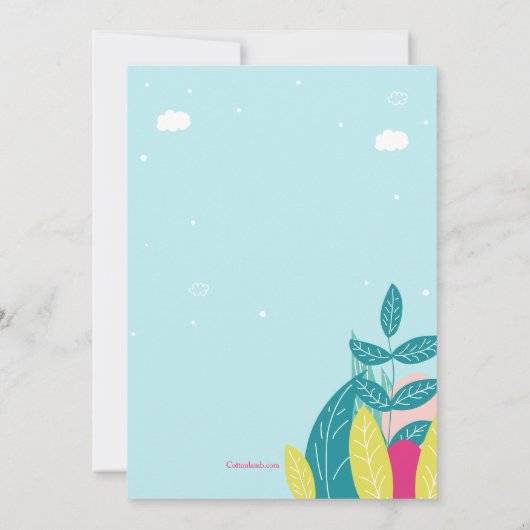 Invitation Chasse aux oeufs Pâques (Dos)