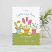 Invitation Chasse communautaire aux oeufs de Pâques (Debout devant)